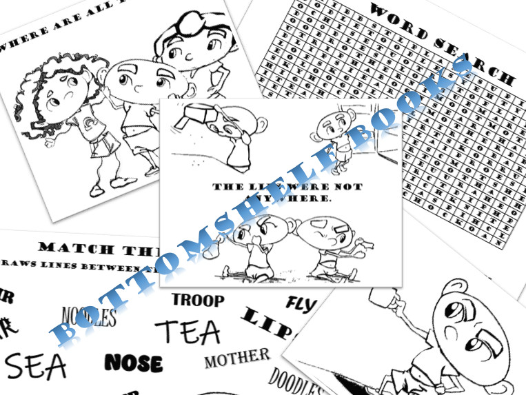DIGITAL CONTENT- 2025 NO LIPS Coloring and Activity Book-20 Pages PRINTING REQ&rsquo;D