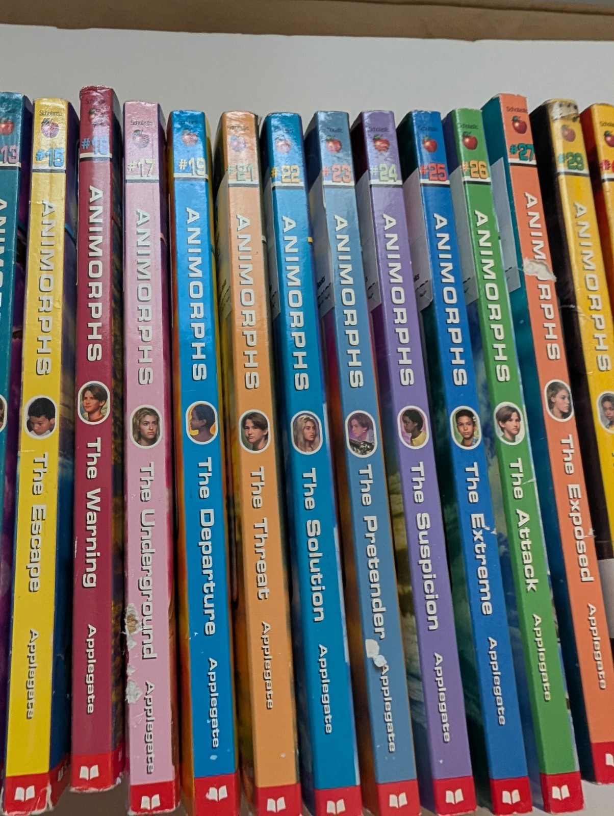 Lot of 24 Animorphs Scholastic Paperback Books K.A. Applegate