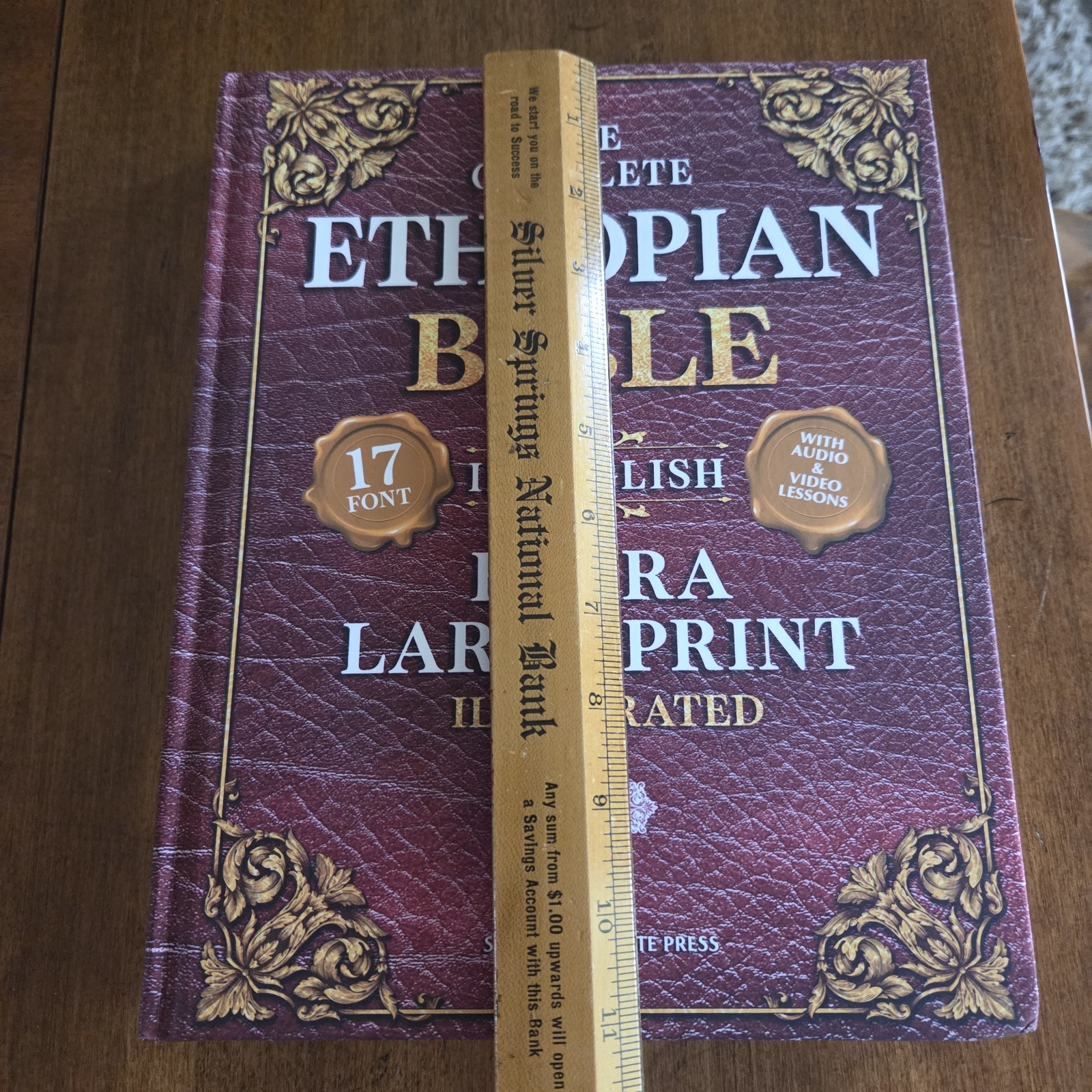 Ethiopian Bible in English Extra Large Print Solomon&rsquo;s Gate Press HC Book