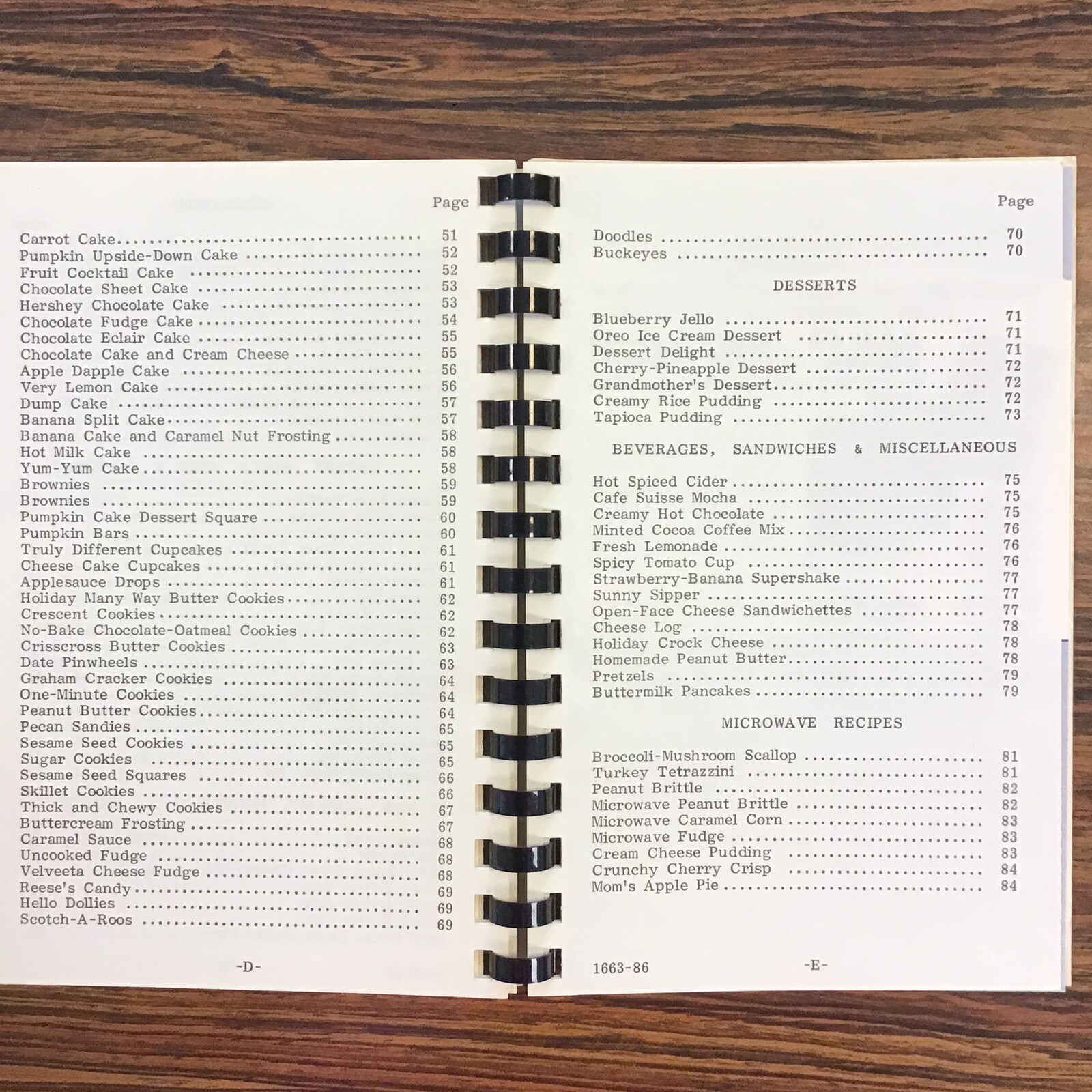 Belleville Illinois 1st Church of Nazarene Vtg 1986 Cookbook SEE INDEX PHOTOS