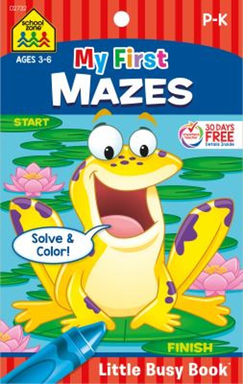 My First Mazes Paperback School Zone Staff
