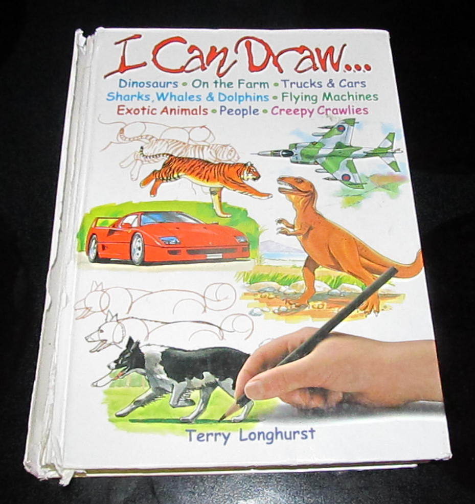 Terry Longhurst « I Can Draw.. » Youth Young Adult Book Art Artwork Animals People
