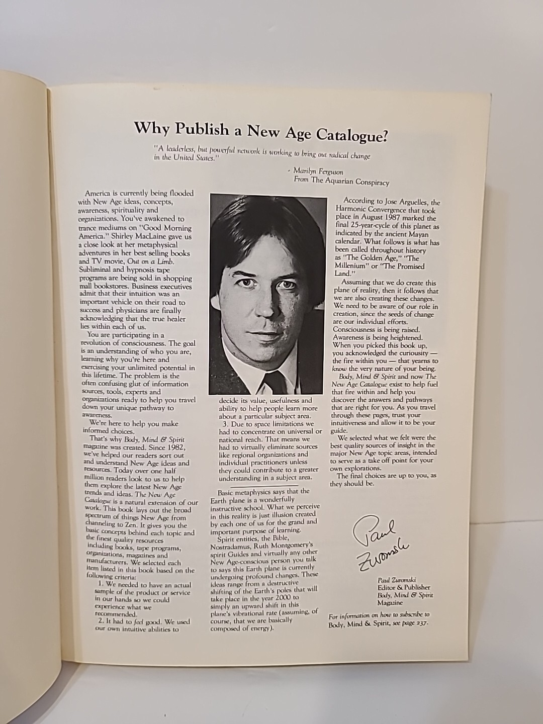 « THE NEW AGE CATALOGUE » (244 PAGES – 1988)