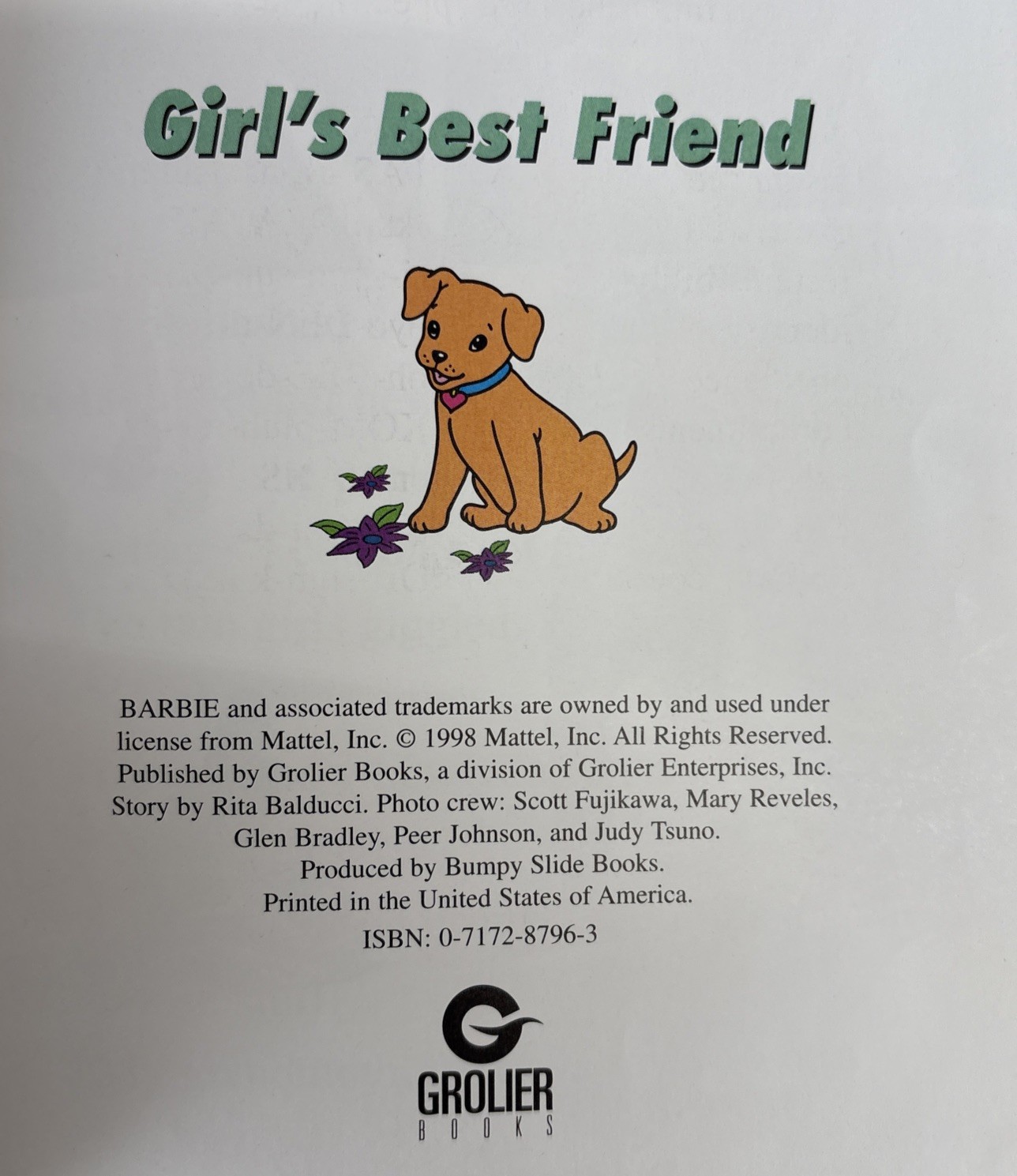 Barbie & Friends Barbie Core Grolier Books Club 1990&rsquo;s Hardcover Book Lot Of 8