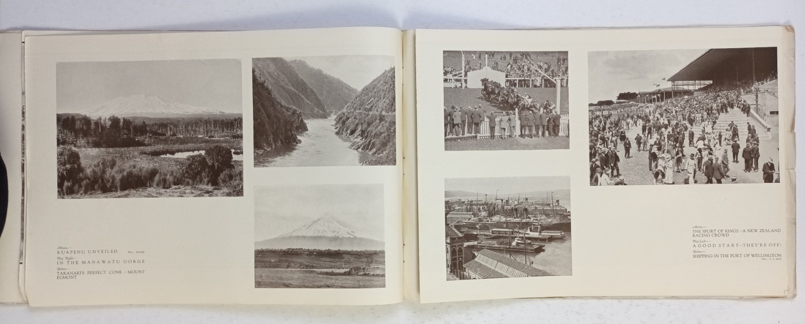 1920s Panoramic View Book Of New Zealand. 5 90x24cm Prints. Whitcombe & Tombs