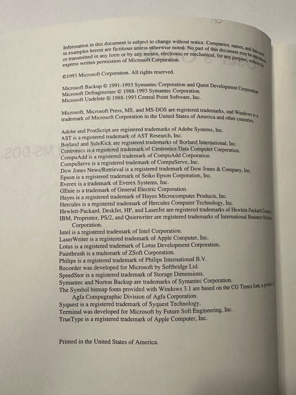 RARE: 1993 « AST Computer » branded – Windows & MS-Dos 6.2 User Guide – Book ONLY