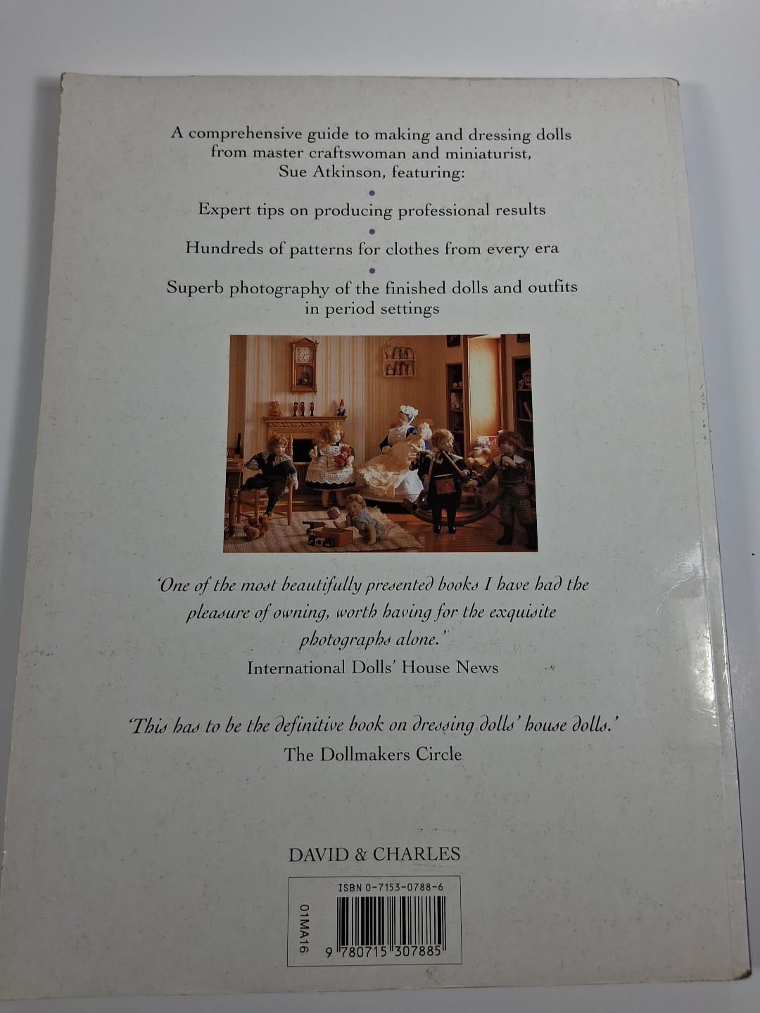 Making and Dressing Dolls&rsquo; House Dolls in 1/12 Scale – (paperback Atkinson