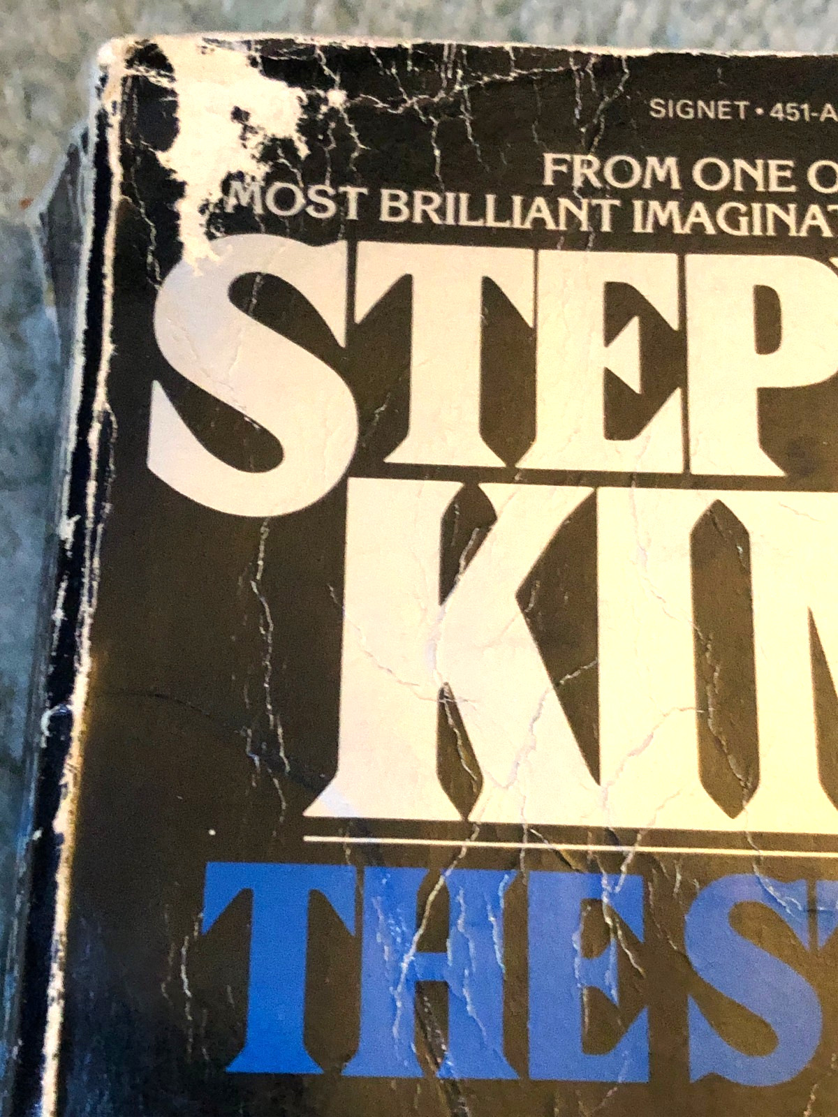 Stephen King books, Salem&rsquo;s Lot & The Stand, Signet paperbacks