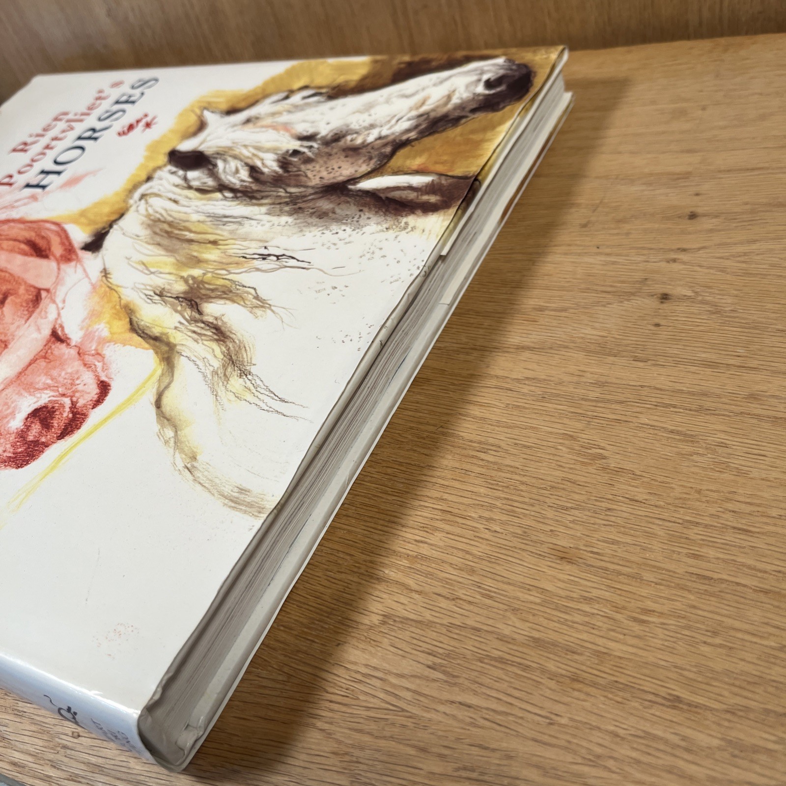 Rien Poortvliet&rsquo;s Horses Book First Edition 1978 Hardcover with DJ Very Good