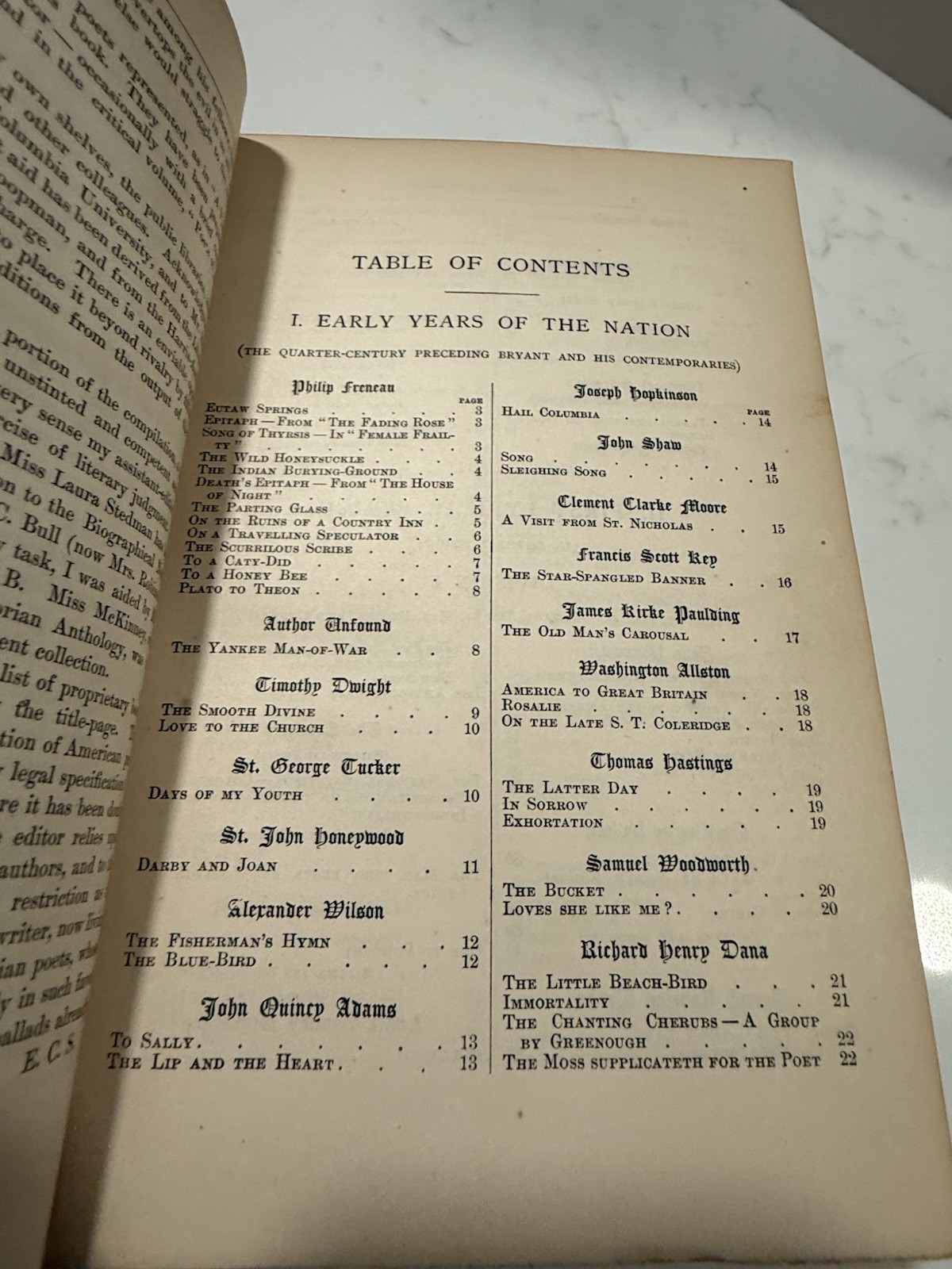An American Anthology- Stedman 1906 Poetry 1787-1900 Poe Longfellow Leather Gilt