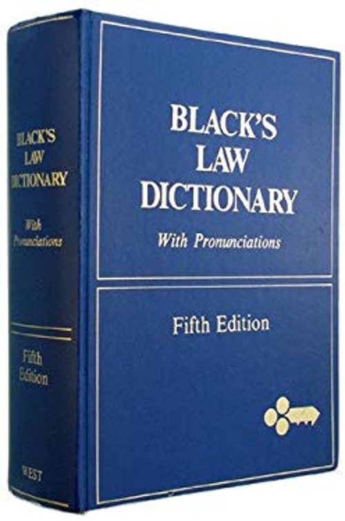 Black&rsquo;s Law Dictionary Hardcover Henry C. Black