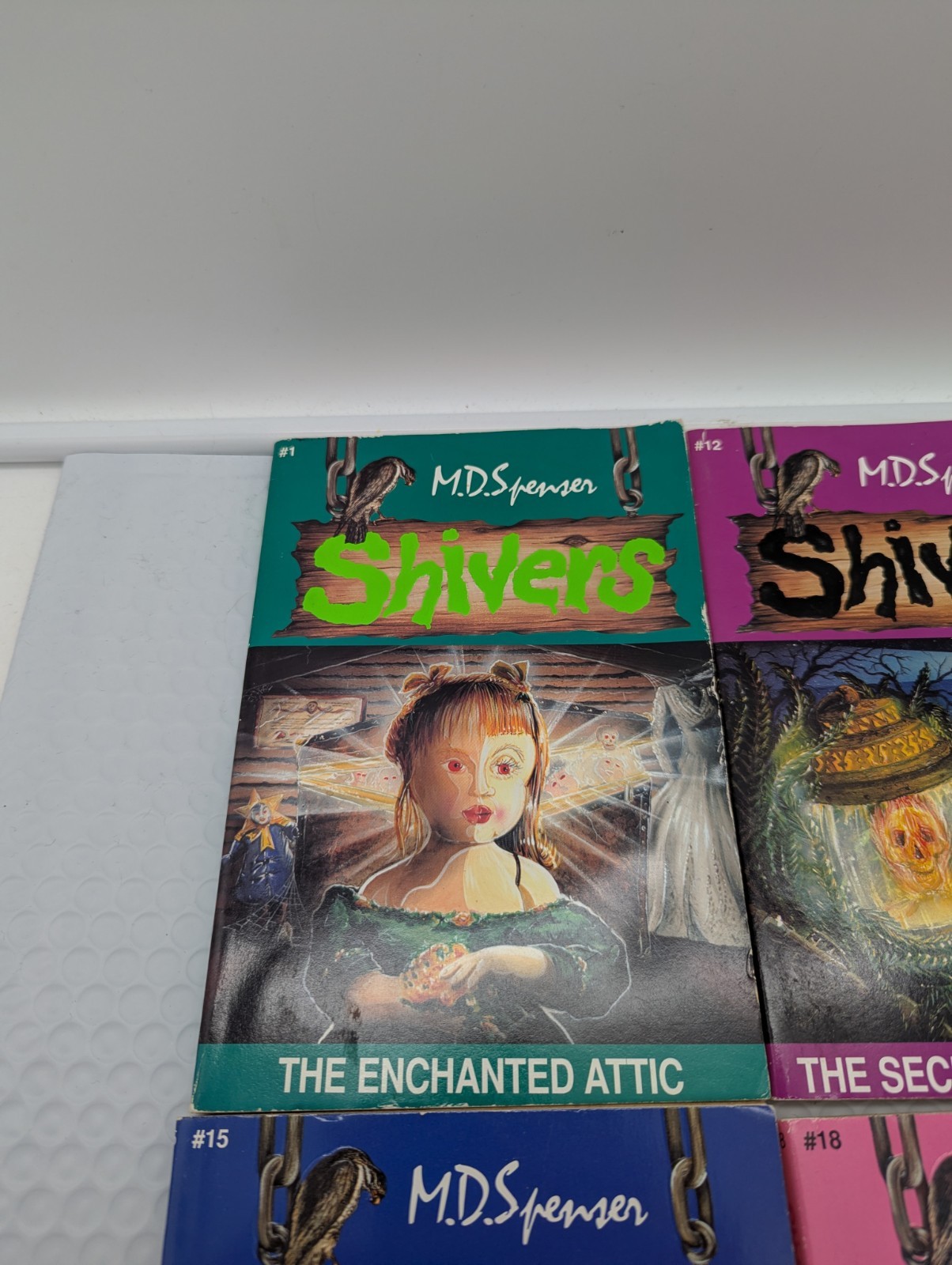 Shivers M.D. Spencer 4 Book Lot 1 12 15 18 Horror 1990&rsquo;s