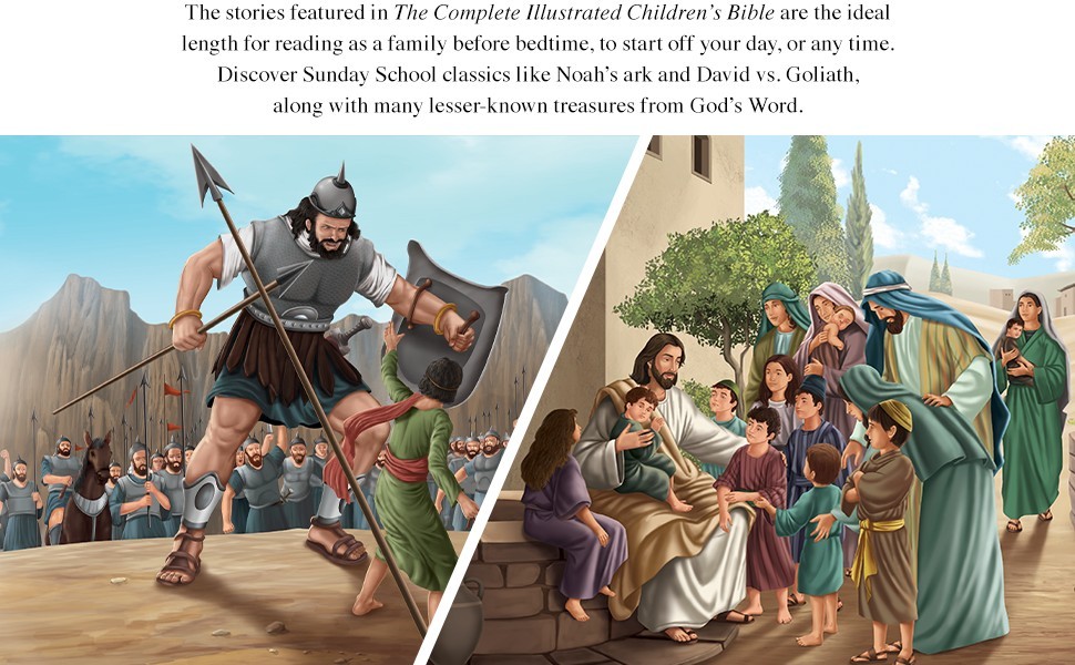 SALE! Complete Illustrated Children&rsquo;s Bible, Hardback, Full Color, 400+ Pages