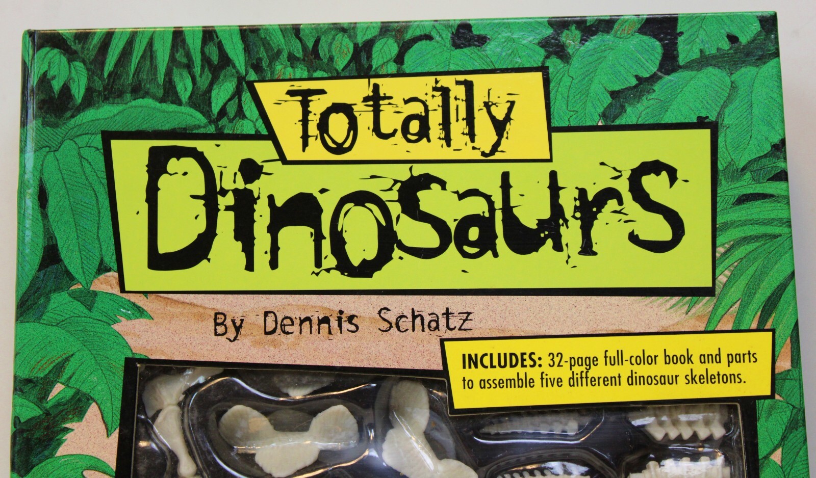 Dennis Schatz Totally Dinosaurs Book Bone Skeleton Model Assembly Paleontology