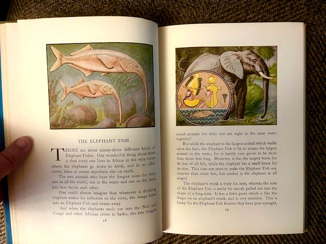1935 WATER PEOPLE by Wilford Swancourt Bronson art deco full color children&rsquo;s