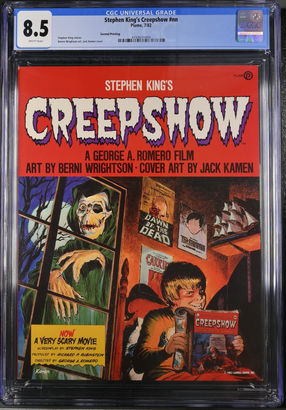Stephen King&rsquo;s Creepshow CGC 8.5 1982 Plume 2nd Print Berni Wrightson