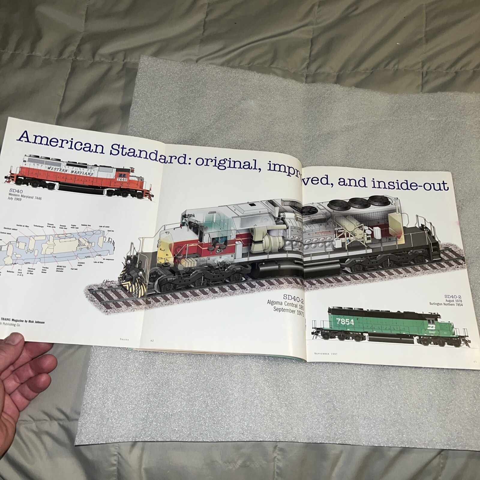 TRAINS Magazine, September 1997 EMD Locomotives 75 Years Collectors Edition T69