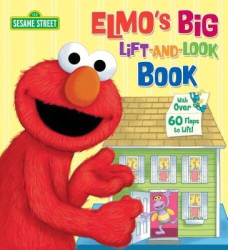 Elmo&rsquo;s Big Lift-And-look Book (Sesame Street) (Great Big Board Book) – GOOD