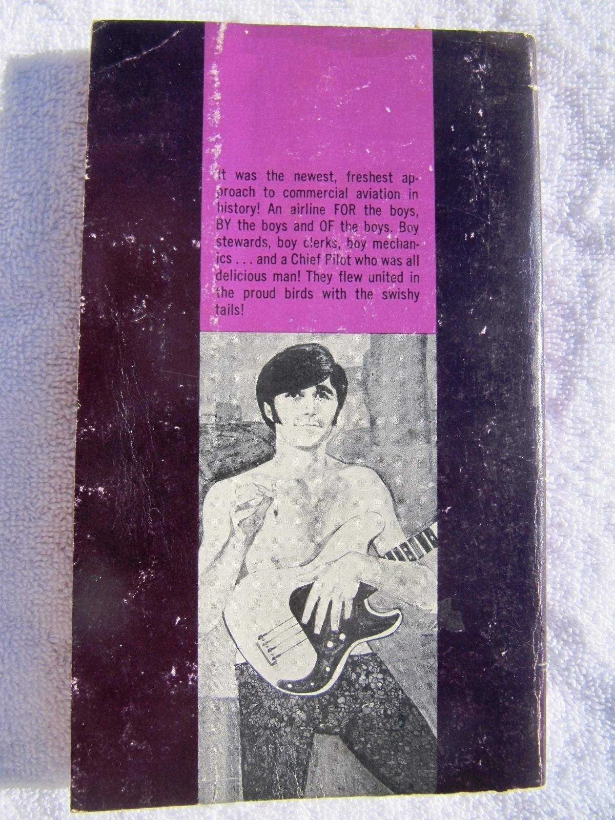 THOM RACINA 1970 GAY PULP Fiction THE ONLY WAY TO FLY Pleasure Reader Andrews