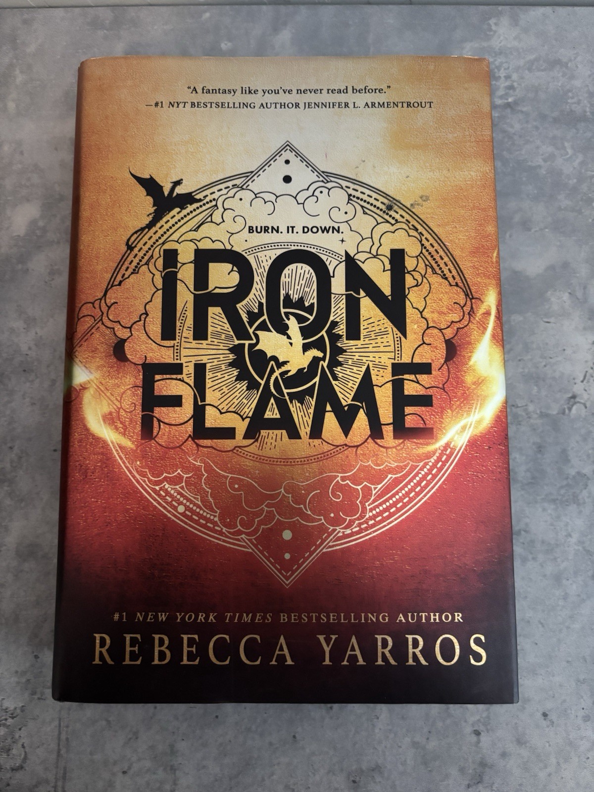 Iron Flame – First Edition Hardcover, Rebecca Yarros, The Empyrean Ser.