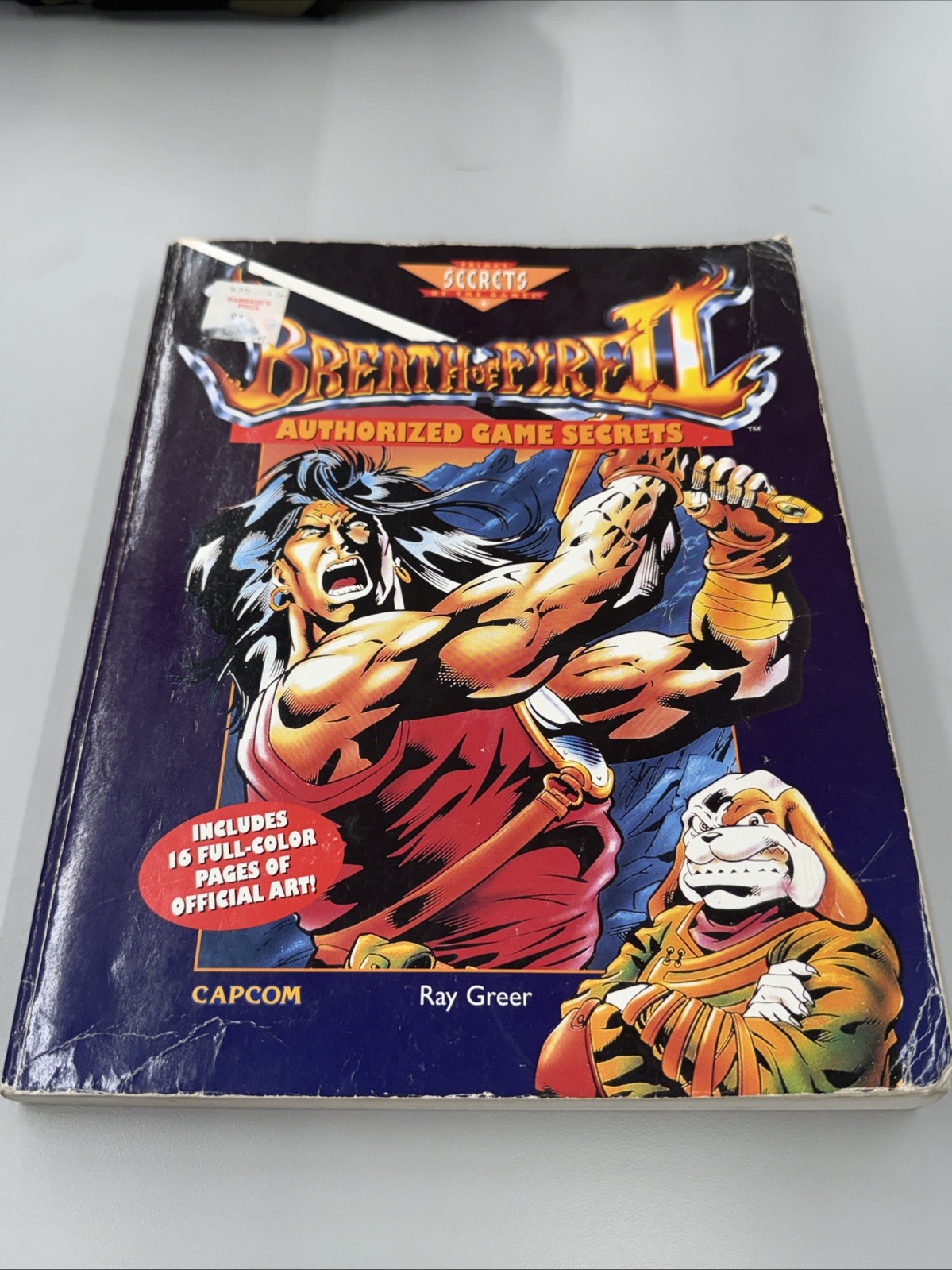 Breath of Fire II Authorized Game Secrets Strategy Guide
