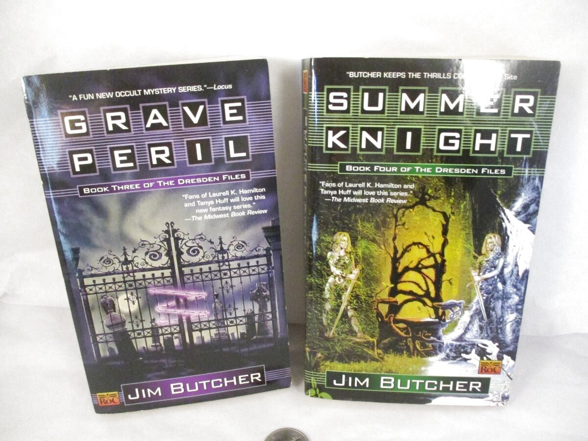 Jim Butcher Dresden Files Lot Books 1–8 PB Urban Fantasy Storm Front through P