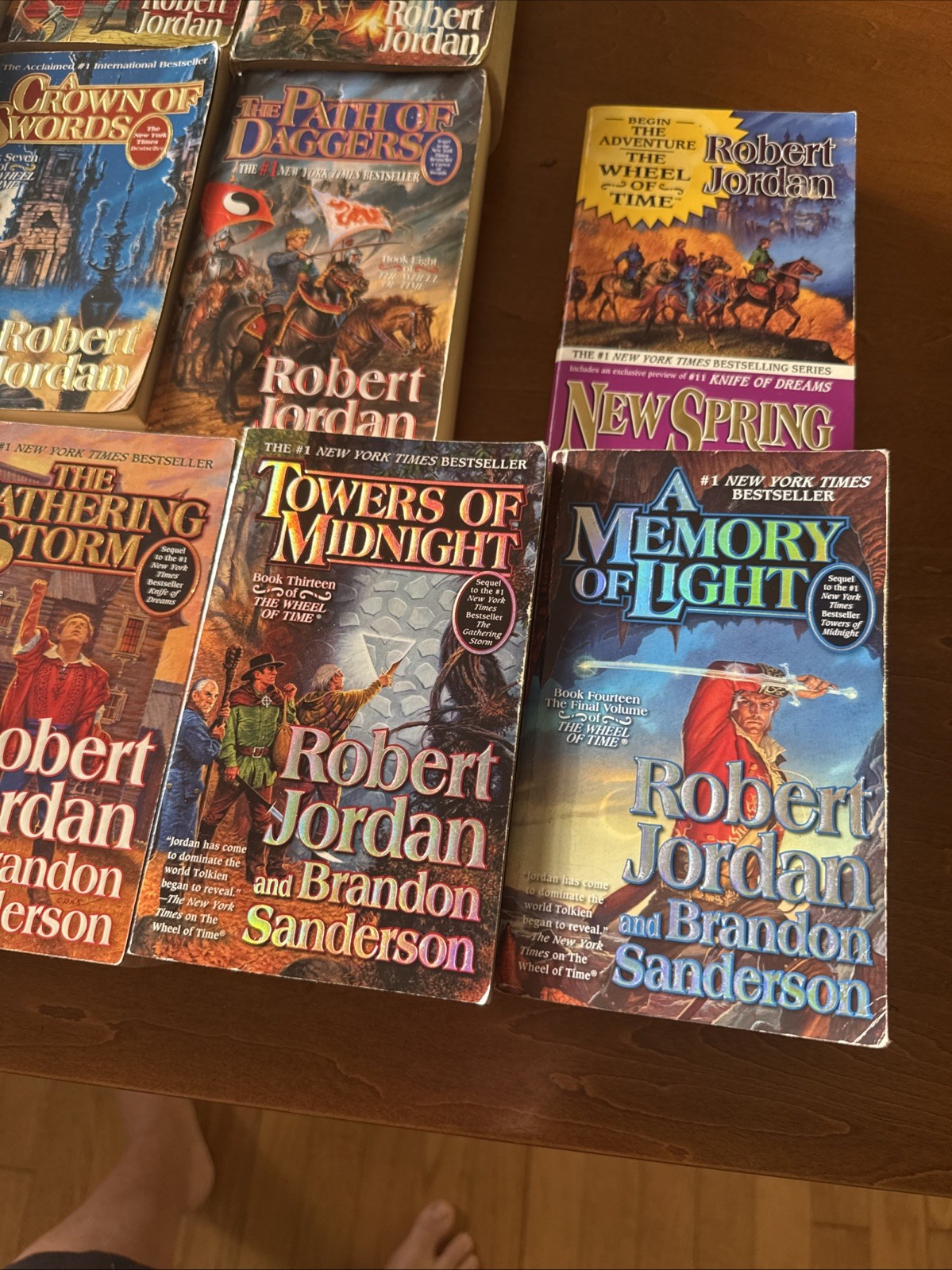 The Wheel of Time Complete Set 1-14 + prequel 15 PB Books Robert Jordan