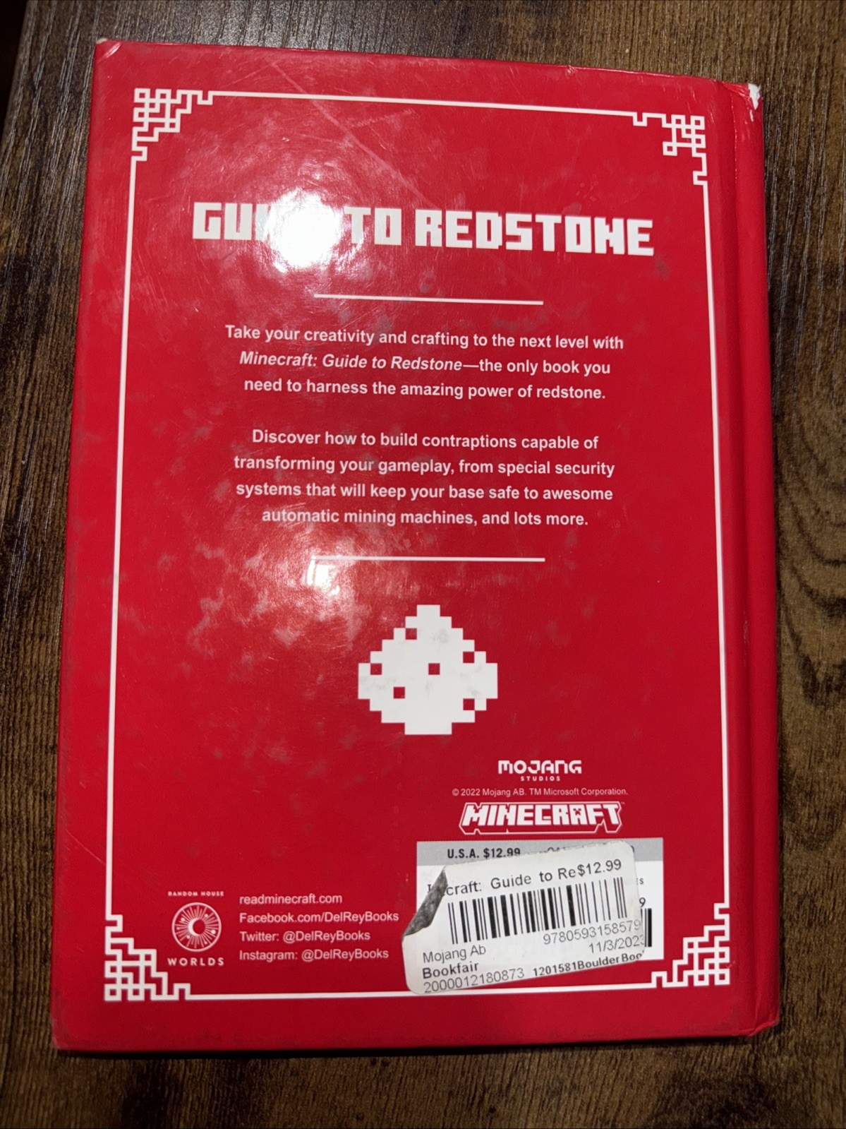 Minecraft: Guide to Redstone (Updated), Mojang AB,The Official Minecraft Team, V