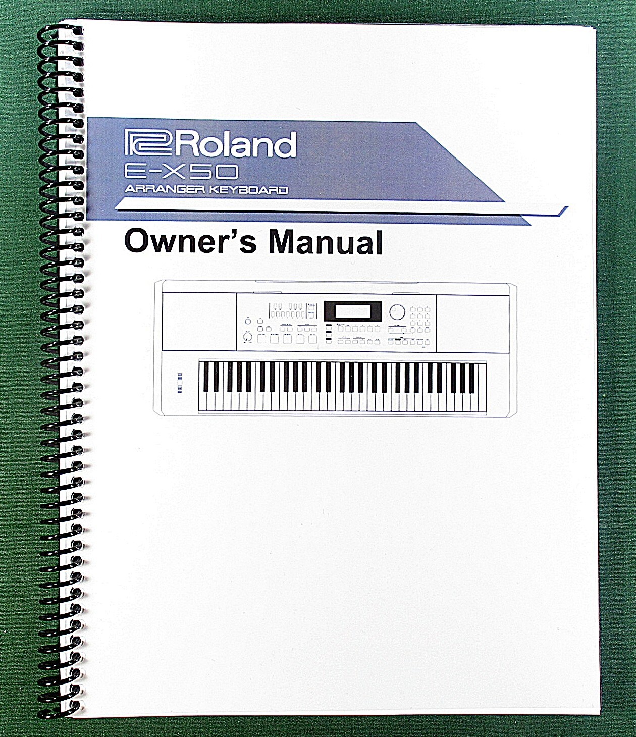 Roland E-X50 Owner&rsquo;s Instruction Manual: 47 Pages & Protective Covers!