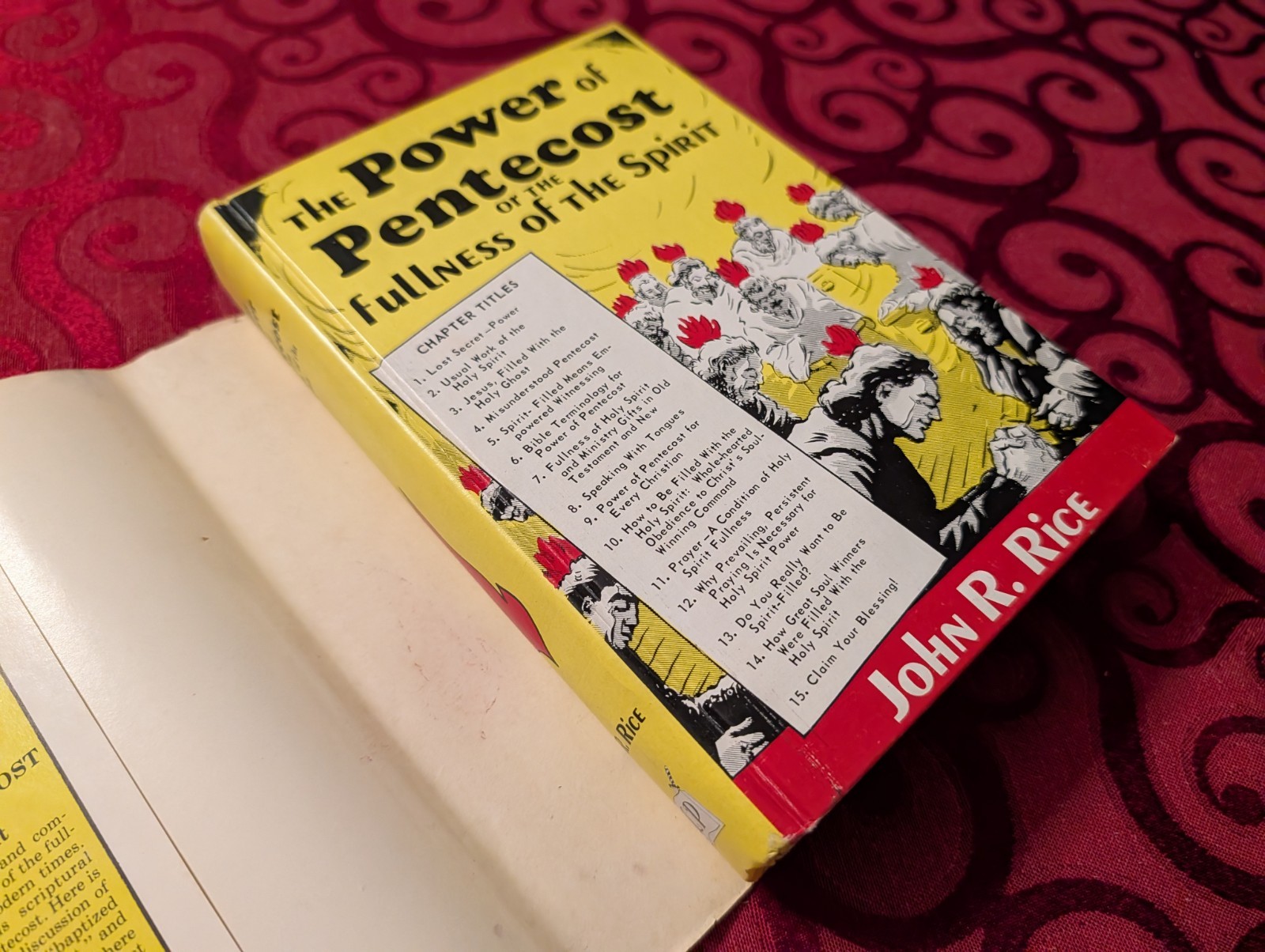 THE POWER OF PENTECOST By John R. Rice – Hardcover & Dust Jacket
