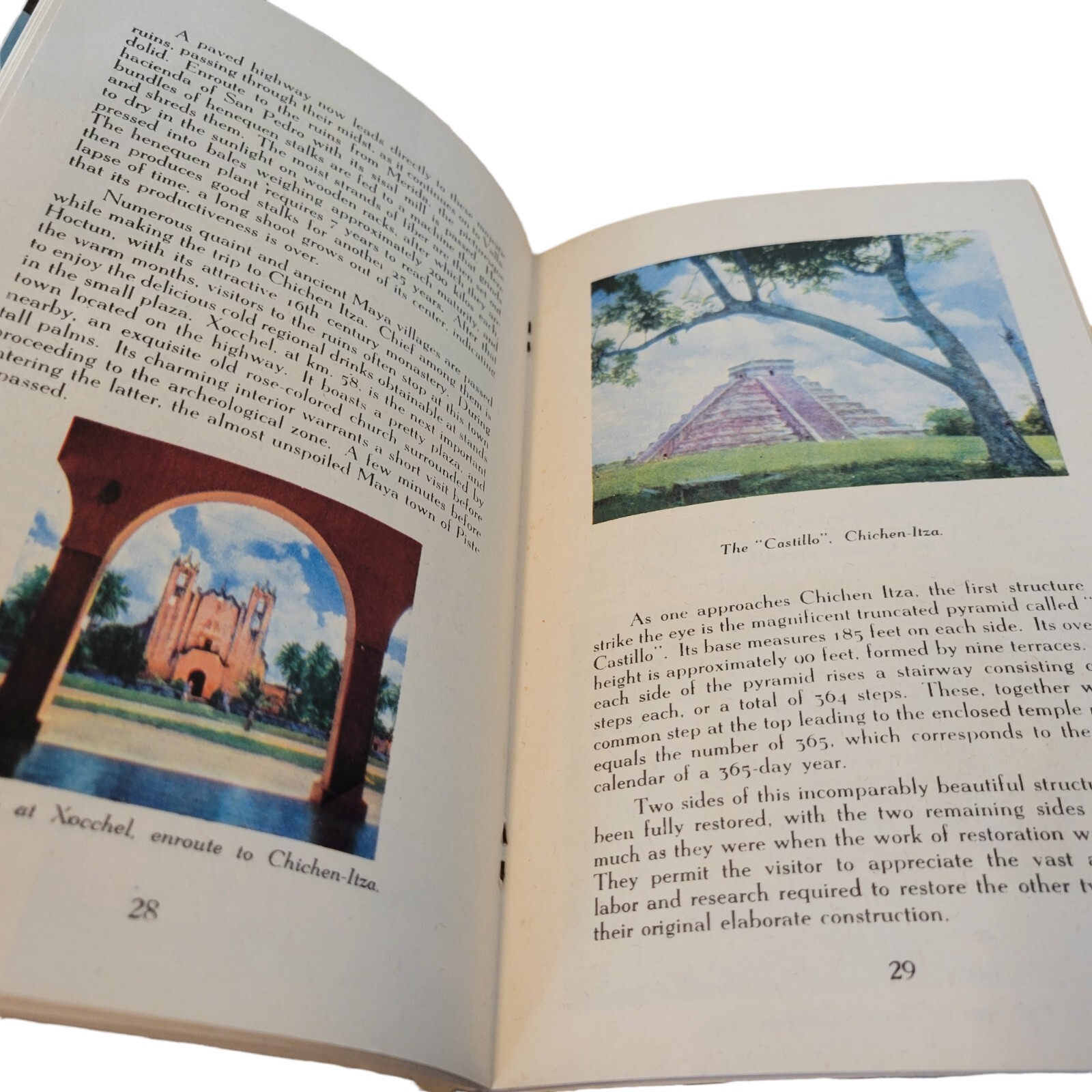 Vtg 50&rsquo;s Yucatan Land of the Maya Tourism Guide 1953 Travel Agengy Book Mexico