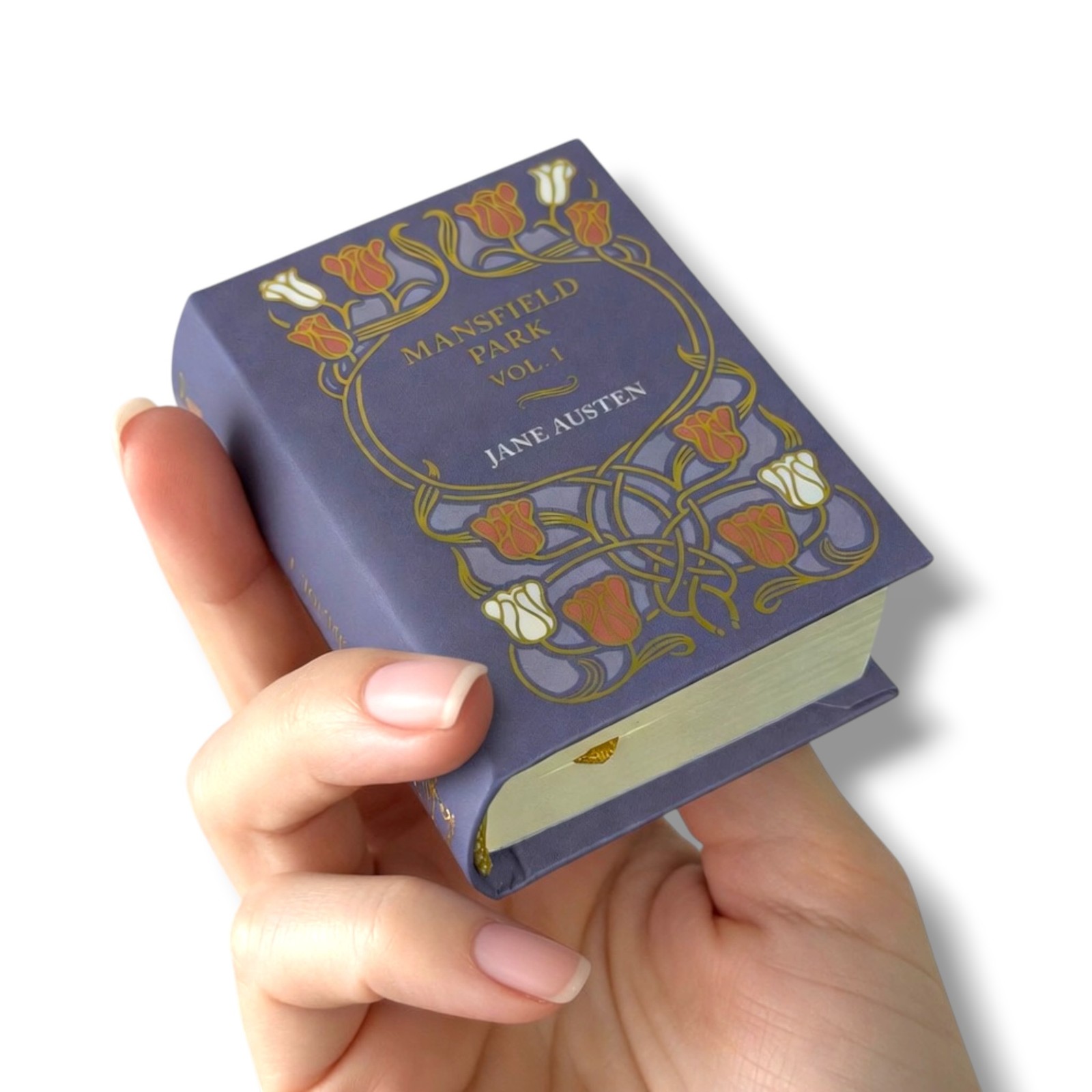 Mansfield Park in Spanish 2-vol set mini books by Jane Austen complete 1300 pag