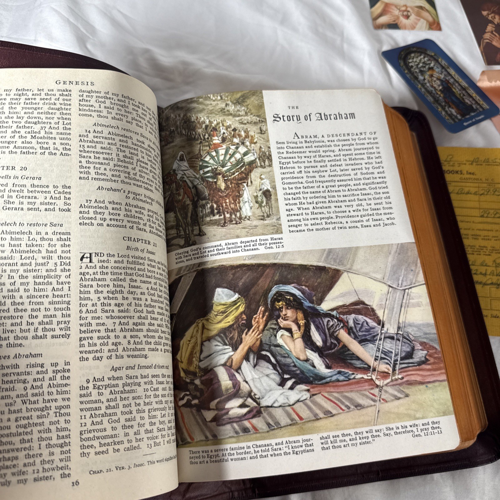 The Catholic Press Family Edition of the Holy Bible 1950s by John P O’Connell 3G