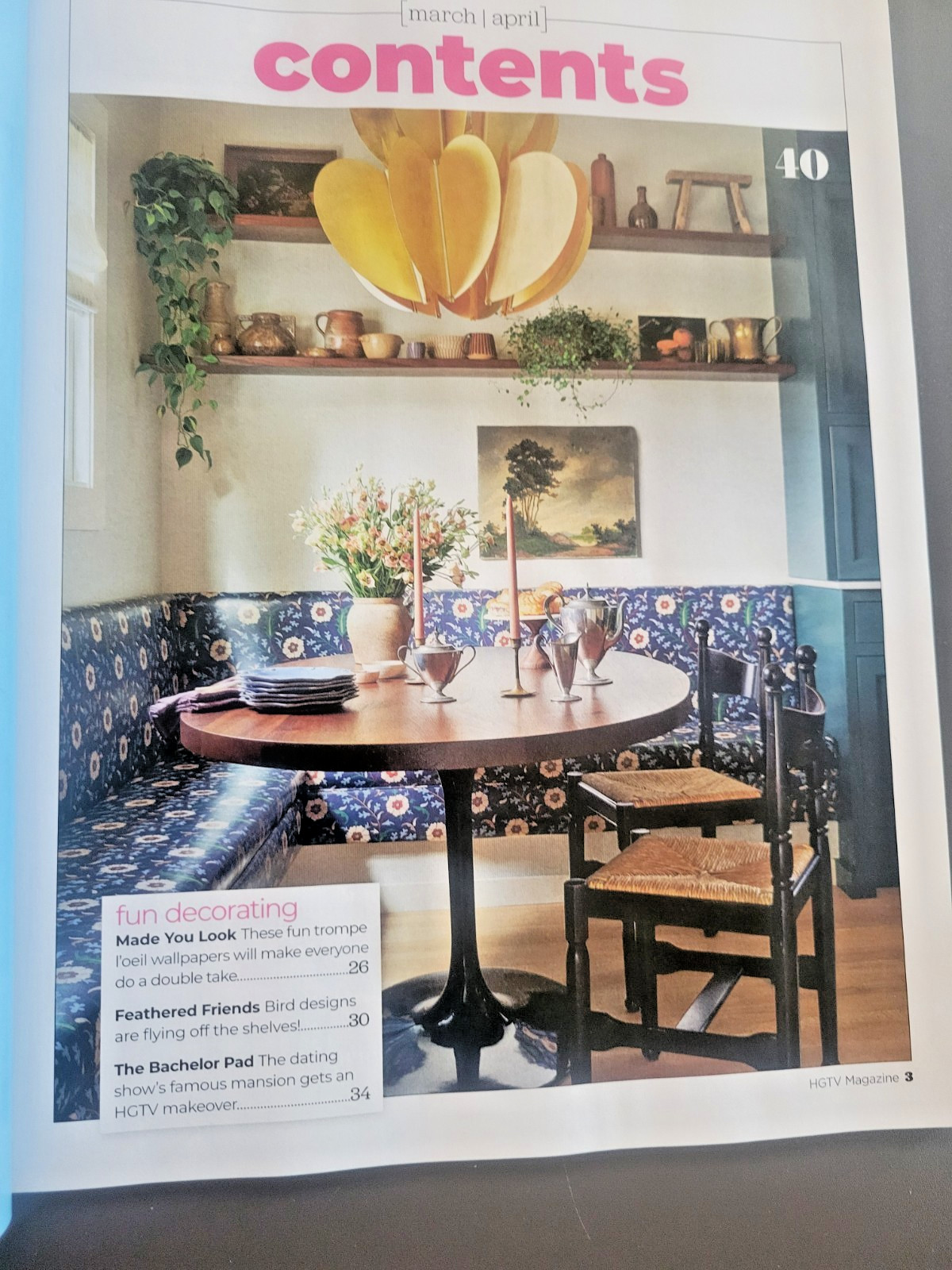 HGTV Magazine – March/April 2026 Issue -Fun & Easy Makeovers -Bachelor&rsquo;s Mansion