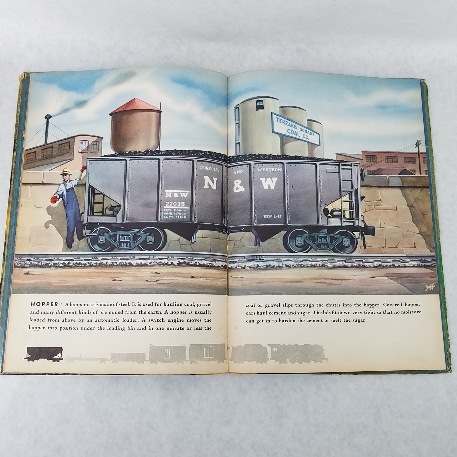 Big Book of Real Trains – 1949 Hardcover by George Zaffo