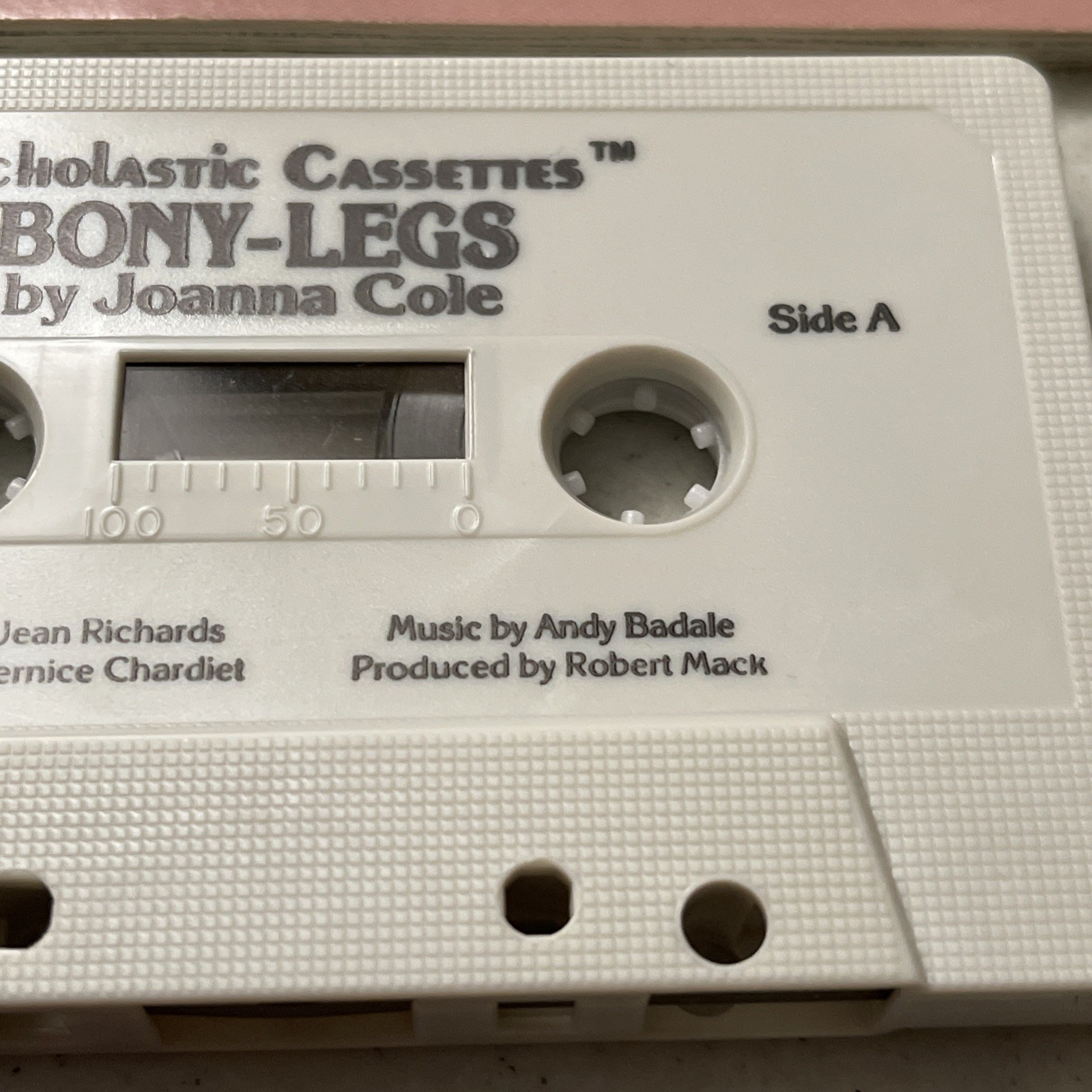 Vintage Bony Legs Joanna Cole Dirk Zimmer Paperback & Cassette