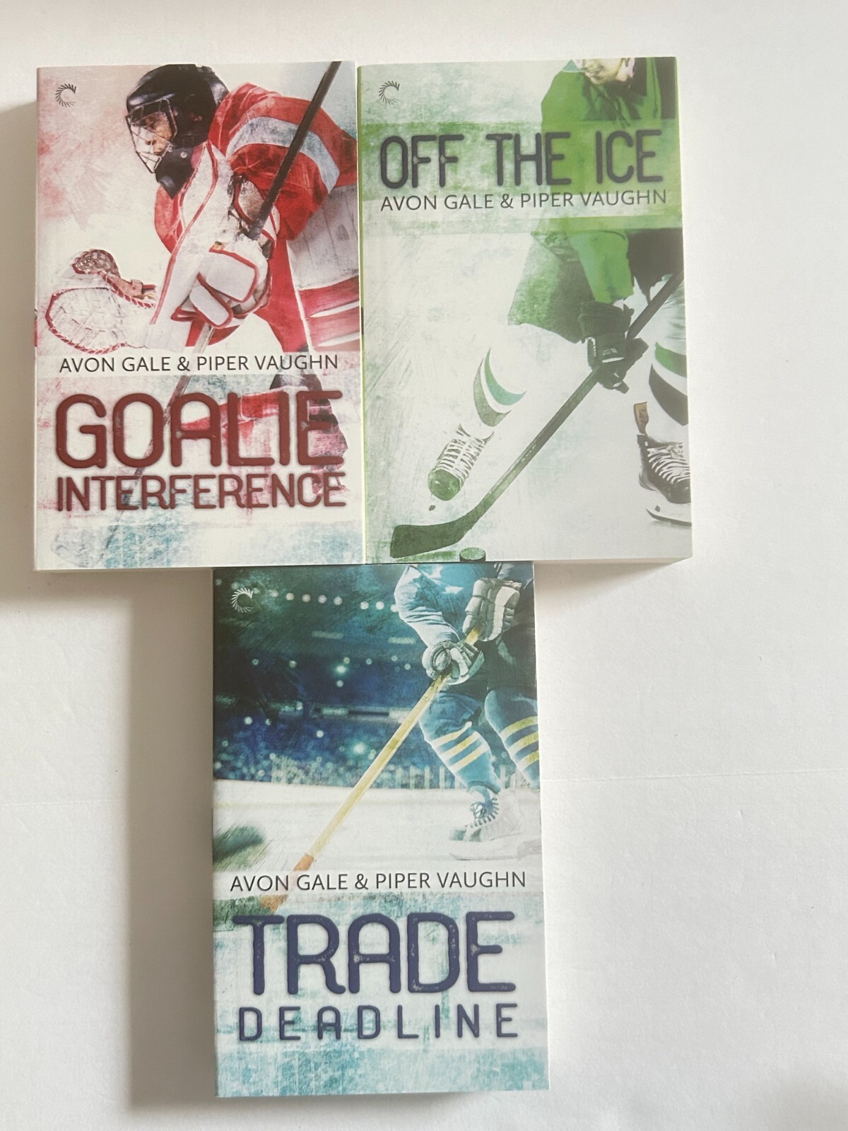 Lot (3) Carina Press 1st Ed Hat Trick Series by Avon Gale & Piper Vaughn .. NEW