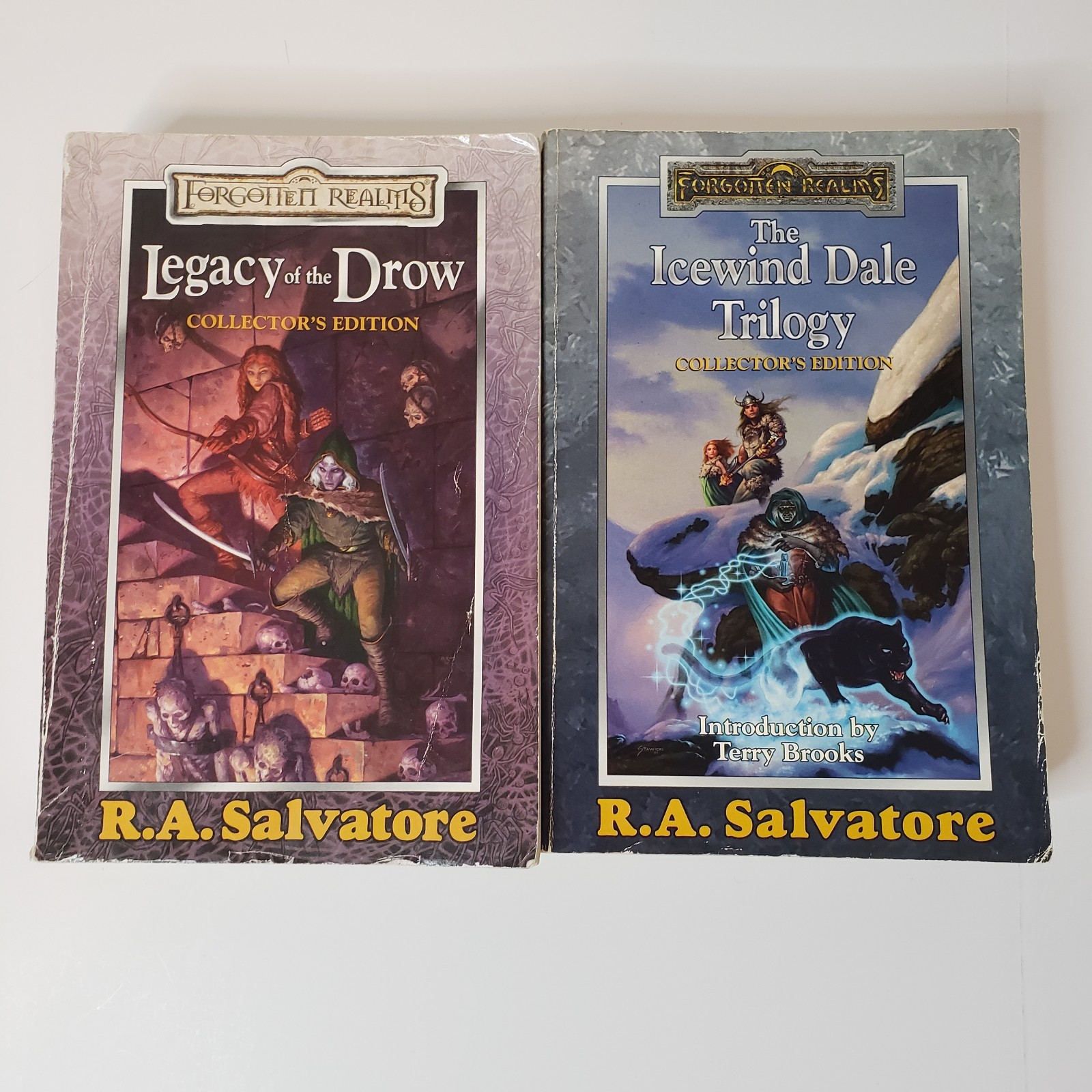 Forgotten Realms Collector&rsquo;s Ed PB Book Lot R.A. Salvatore Icewind Dale Drow