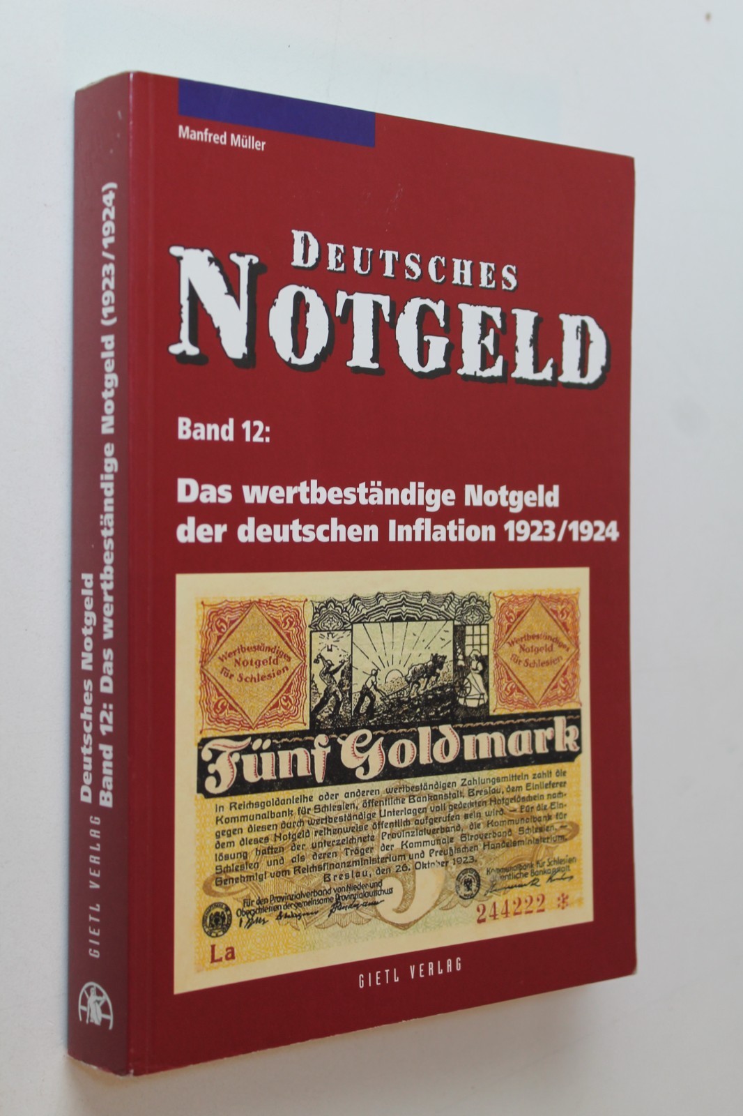 Deutsches Notgeld Band 12 Wertbestandiges Notgeld Inflation 1923 1924 Muller PB