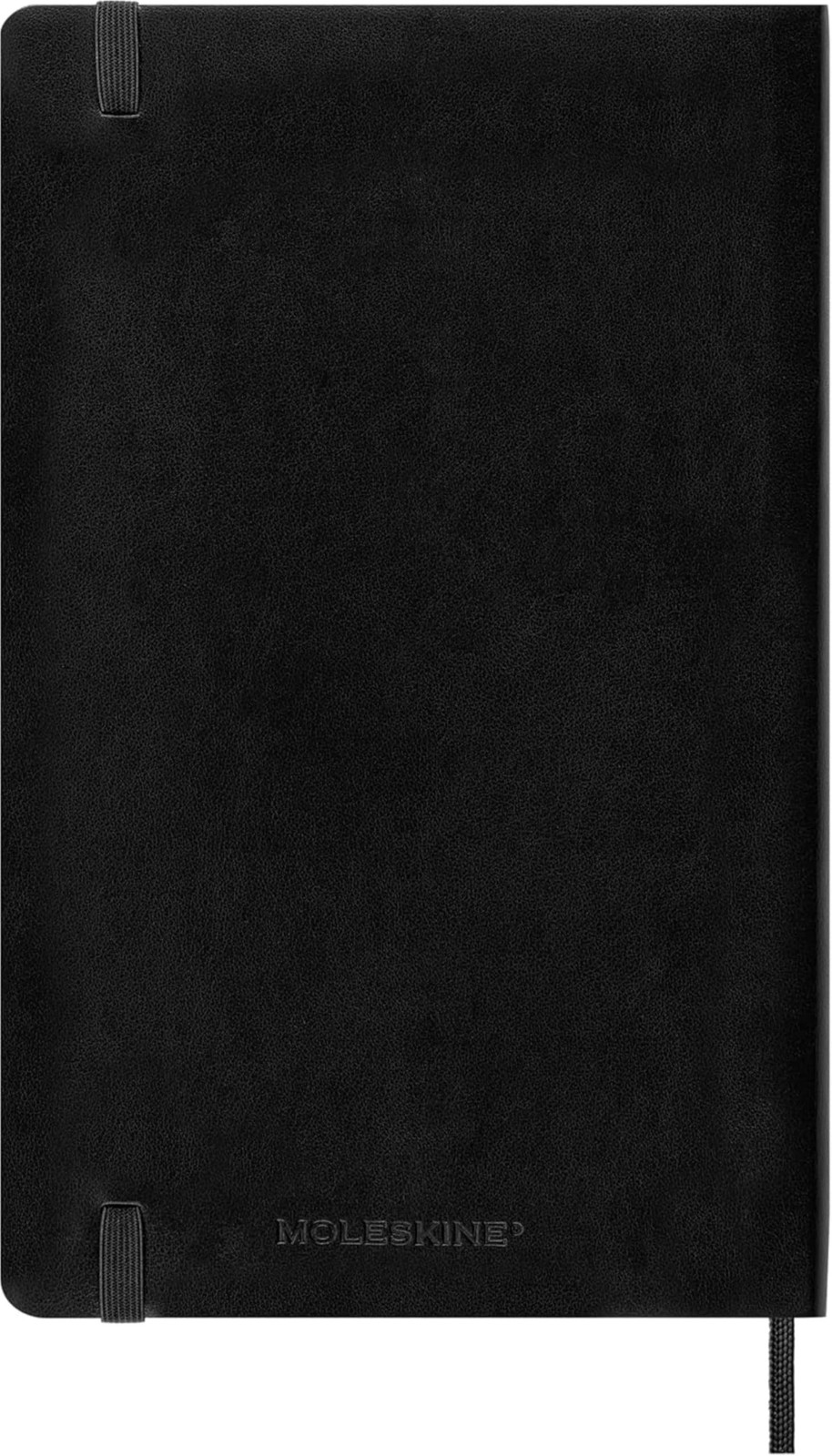 Moleskine Classic Notebook, Soft Cover, Large (5&Prime; x 8.25&Prime;) Plain/Blank, Black…