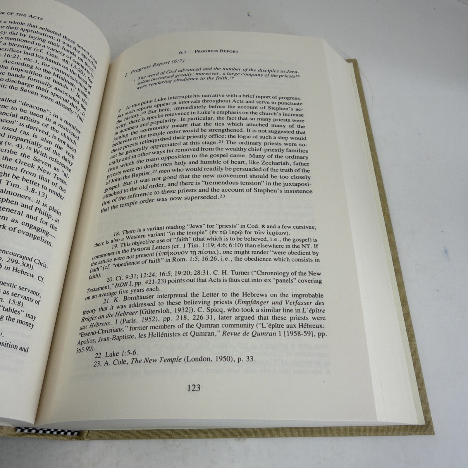The Book of the Acts Revised New International Commentary on the NT 1988 HCDJ