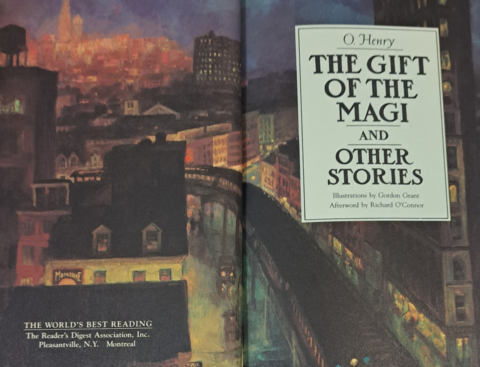 Reader&rsquo;s Digest HC 2 Book Lot Gift Of The Magi Heart Of The West O. Henry