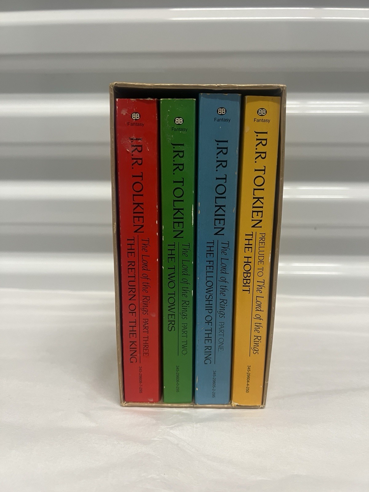 J.R.R. Tolkien Lord of the Rings & Hobbit Box Set 1983 Special Silver Jubilee Ed