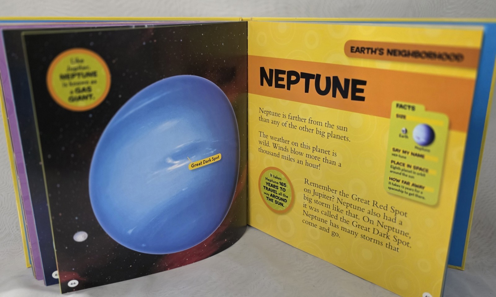 National Geographic Kids First Big Book Of Space Catherine D. Hughes Hard Cover