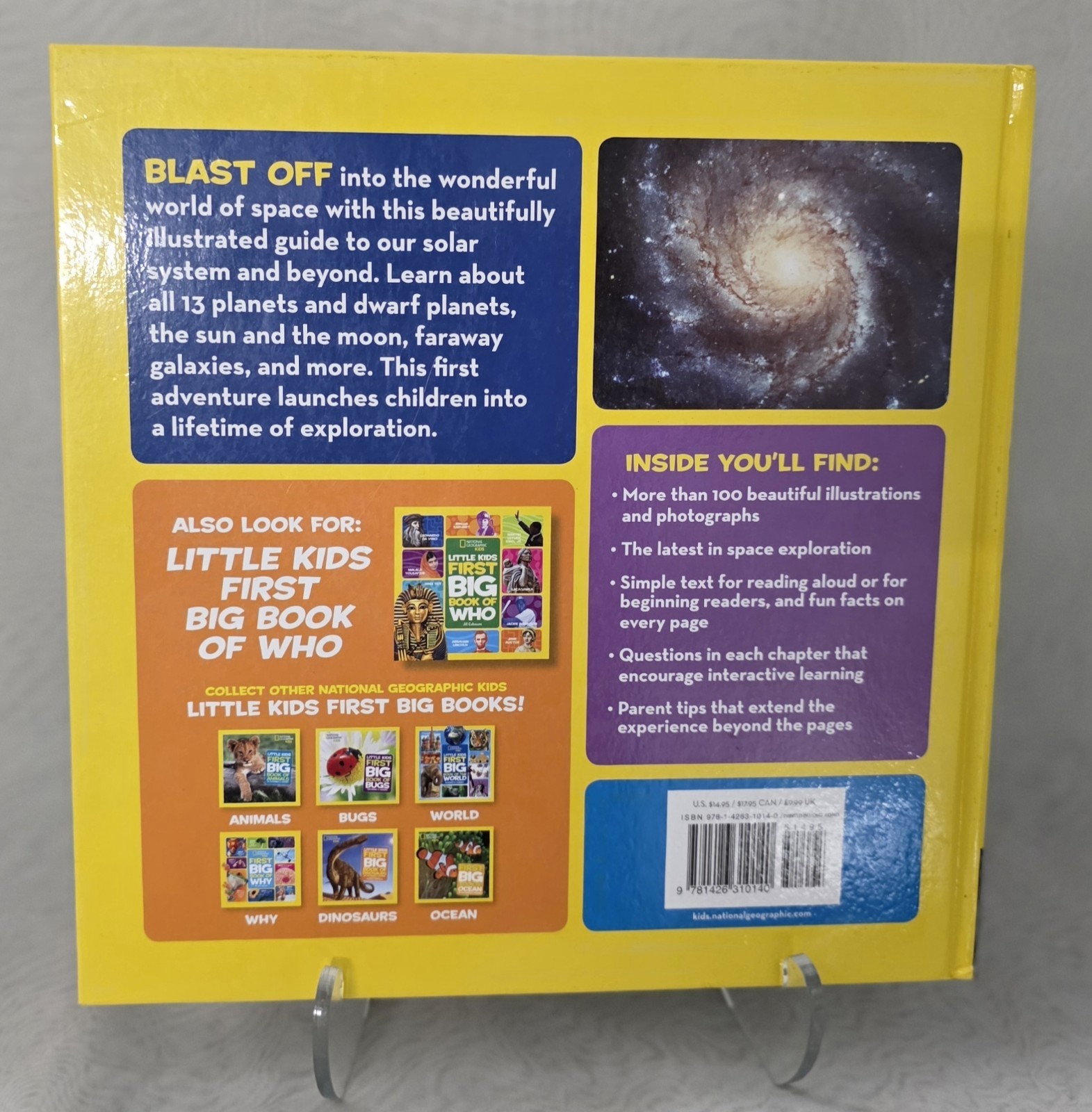 National Geographic Kids First Big Book Of Space Catherine D. Hughes Hard Cover