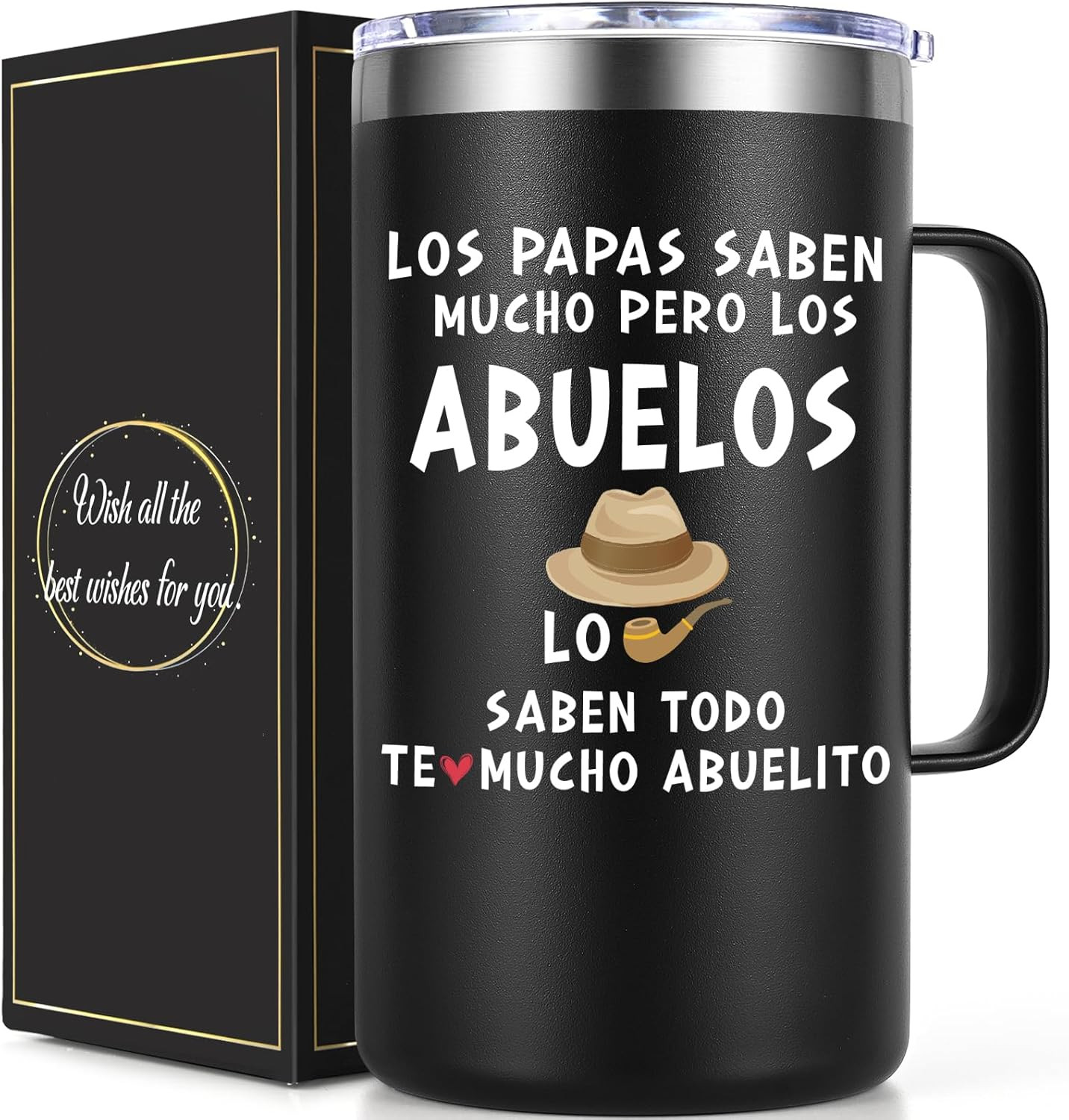 Abuelo Father&rsquo;S Day Gifts, Regalos Para El Mejor Abuelo Del Mundo, 20 Oz Grandfa