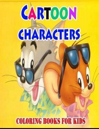Gala Publication Cartoon Characters Coloring Books For Kids (Paperback)