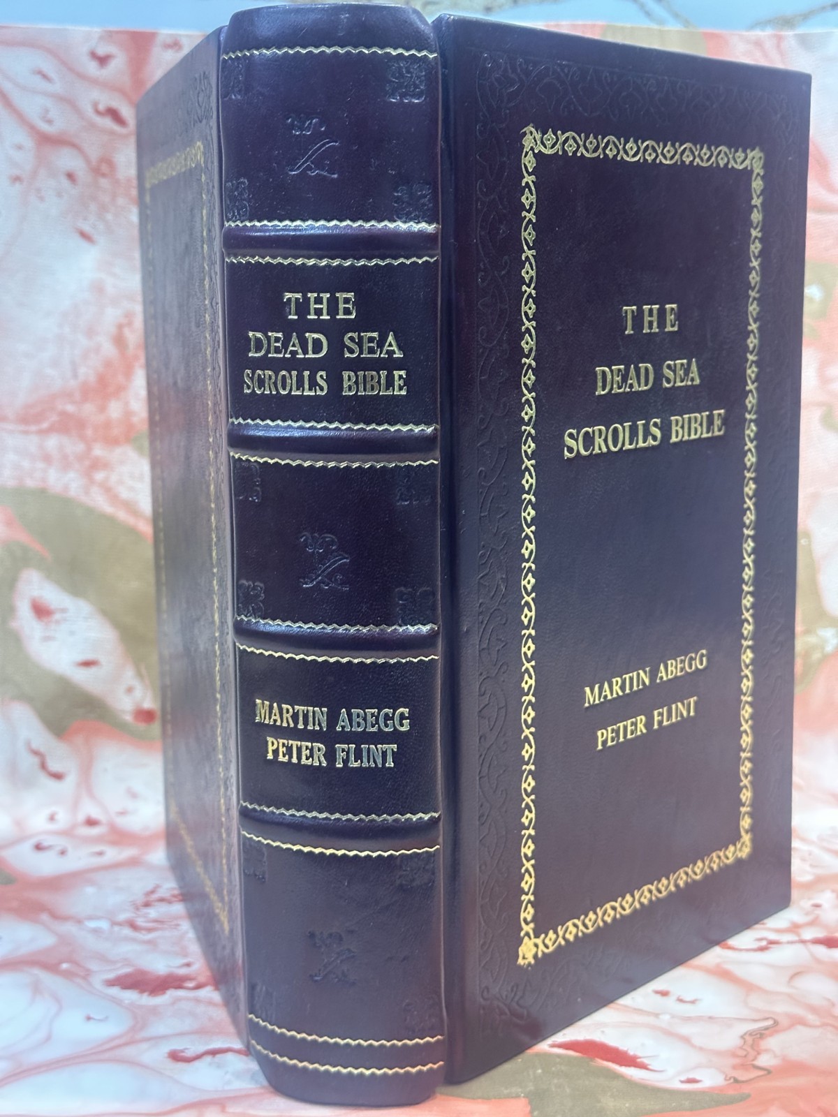 The Dead Sea Scrolls Bible The Oldest Known Bible , Leather Bound with Gold Edge