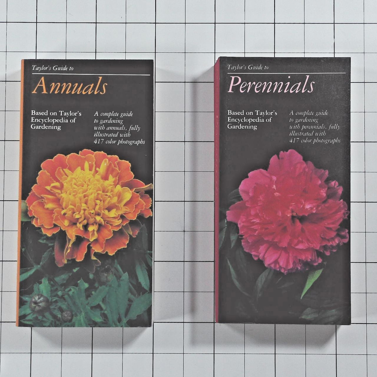 Taylor&rsquo;s Guides to Gardening – 4 Books: Annuals; Perennials; Bulbs; Roses