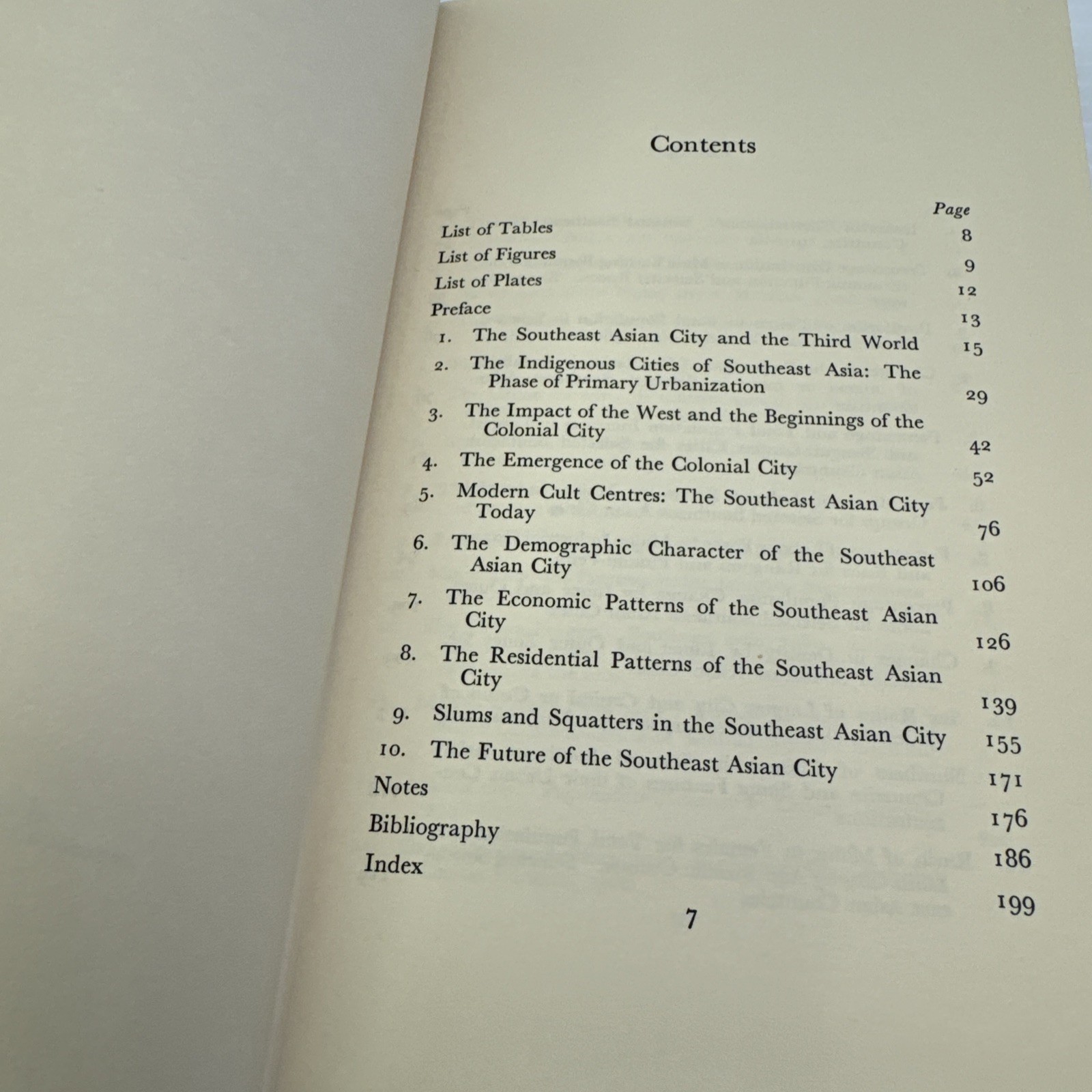 The Southeast Asian City T.G. McGee 1967 HC Social Geography Primate Cities Asia